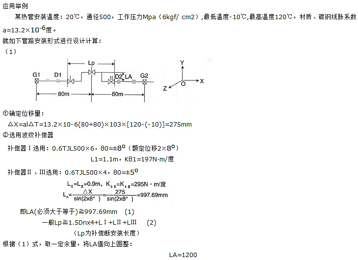 <strong>平面铰链波纹补偿器应用举例</strong>